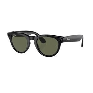 Ray-Ban Meta Headliner Black Polarized Green Lens Wayfarer Smart Sunglasses